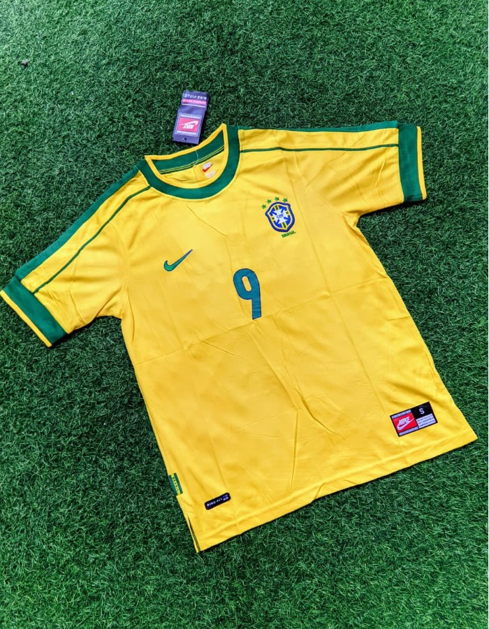 CAMISA RETRO BRASIL HOME COPA 1998