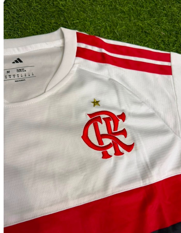 Foto 2 — CAMISA FEMININA BRANCA FLAMENGO HOME 26/27