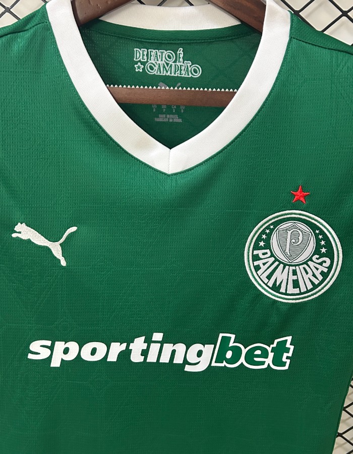 Foto 4 — Camisa Palmeiras Home I 25/26 - Verde - Feminina