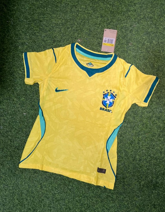 CAMISA FEMININA JOGADOR SELEÇÃO BRASIL COPA 2026