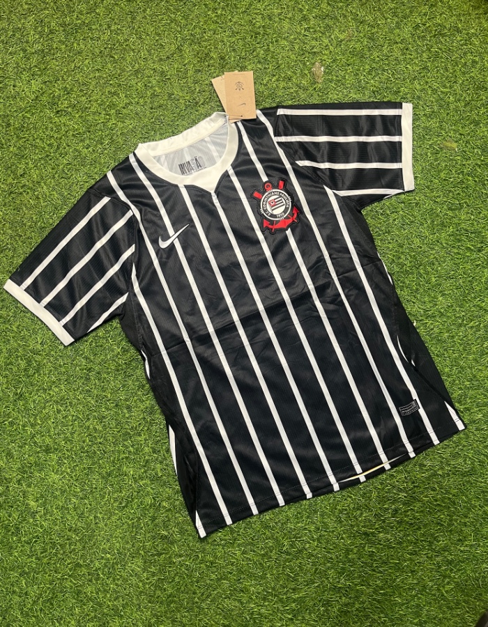 CAMISA CORINTHIANS II  PRETO + BRANCA