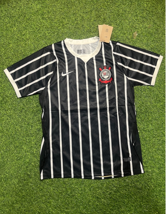 Foto 2 — CAMISA CORINTHIANS II  PRETO + BRANCA