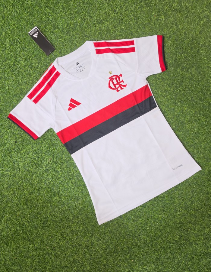 CAMISA FEMININA BRANCA FLAMENGO HOME 26/27